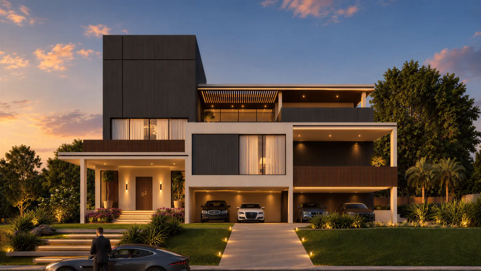 Ridge House — front elevation
